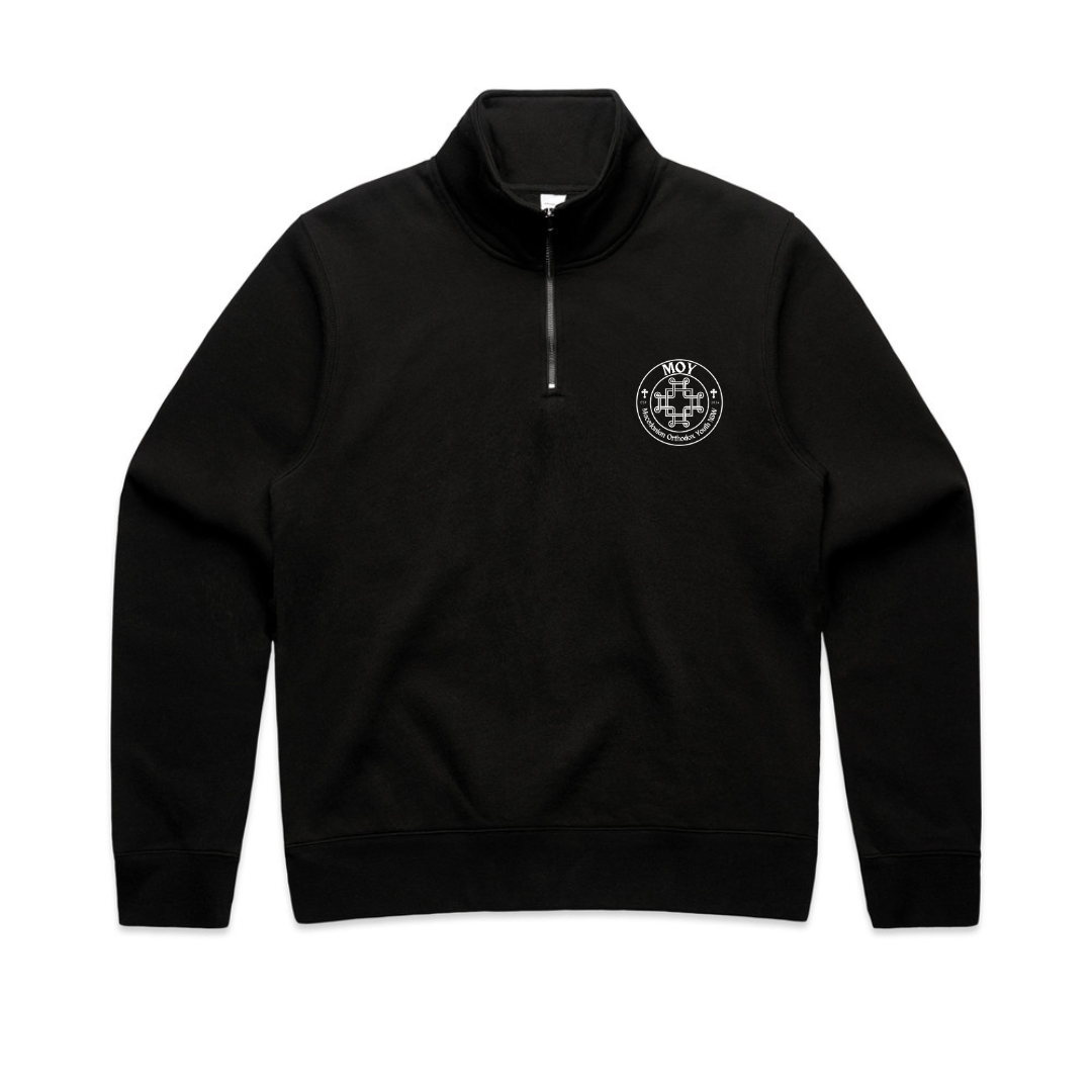 MOY Half Zip Women's Jumper BLACK